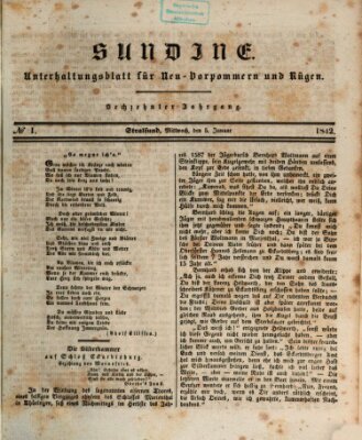 Sundine Mittwoch 5. Januar 1842