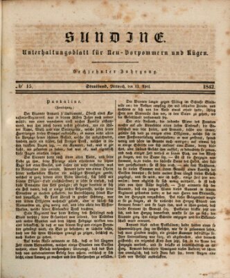 Sundine Mittwoch 13. April 1842