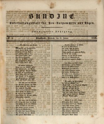 Sundine Mittwoch 21. Januar 1846