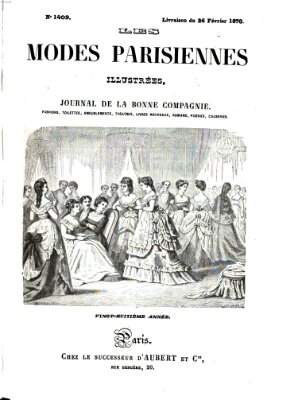 Les Modes parisiennes Samstag 26. Februar 1870