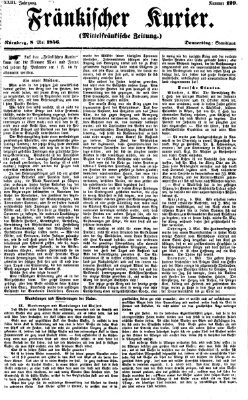 Fränkischer Kurier Donnerstag 8. Mai 1856
