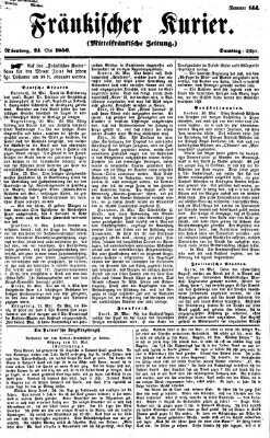 Fränkischer Kurier Samstag 24. Mai 1856
