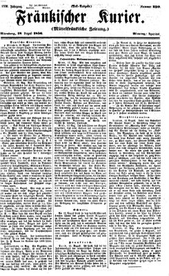 Fränkischer Kurier Montag 18. August 1856