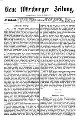 Neue Würzburger Zeitung Montag 15. September 1862