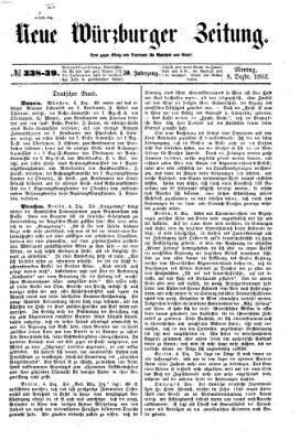 Neue Würzburger Zeitung Montag 8. Dezember 1862