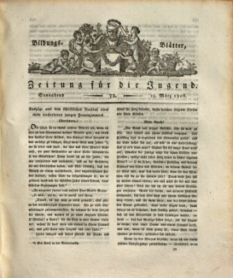 Bildungsblätter oder Zeitung für die Jugend Samstag 15. März 1806