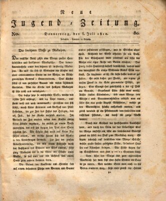 Neue Jugendzeitung (Bildungsblätter oder Zeitung für die Jugend) Donnerstag 5. Juli 1810