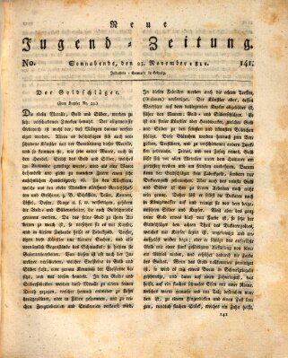 Neue Jugendzeitung (Bildungsblätter oder Zeitung für die Jugend) Samstag 23. November 1811
