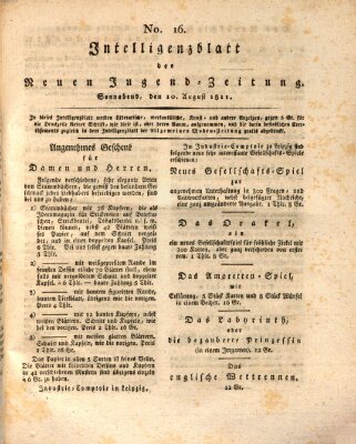 Neue Jugendzeitung (Bildungsblätter oder Zeitung für die Jugend) Samstag 10. August 1811