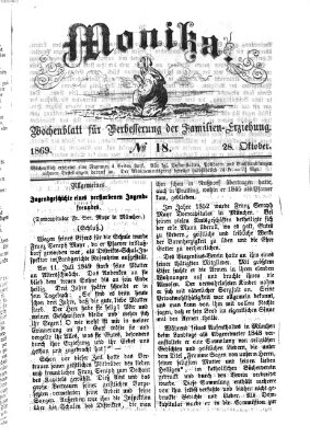 Katholische Schulzeitung (Bayerische Schulzeitung) Donnerstag 28. Oktober 1869