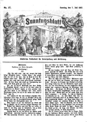 Münchener Sonntagsblatt Sonntag 7. Juli 1867