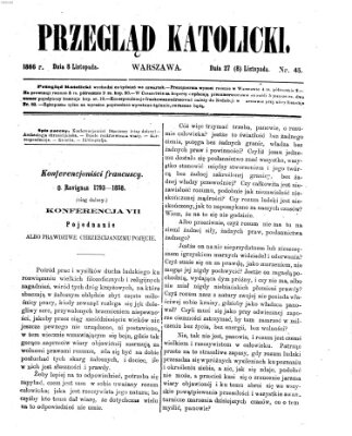 Przegląd Katolicki Donnerstag 8. November 1866
