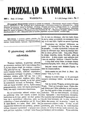Przegląd Katolicki Donnerstag 13. Februar 1868