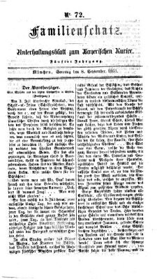 Familienschatz (Bayerischer Kurier) Sonntag 8. September 1861