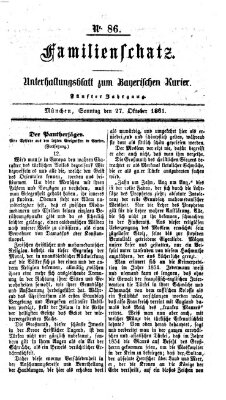 Familienschatz (Bayerischer Kurier) Sonntag 27. Oktober 1861