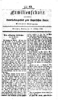 Familienschatz (Bayerischer Kurier) Sonntag 18. Oktober 1863
