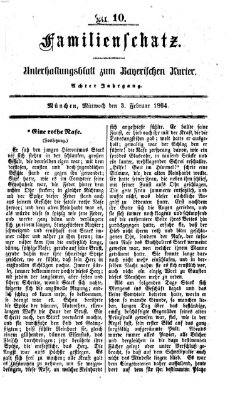 Familienschatz (Bayerischer Kurier) Mittwoch 3. Februar 1864