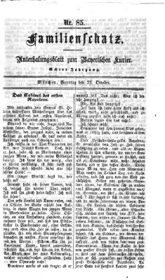 Familienschatz (Bayerischer Kurier) Sonntag 23. Oktober 1864
