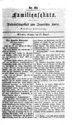 Familienschatz (Bayerischer Kurier) Samstag 26. August 1865