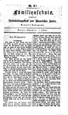 Familienschatz (Bayerischer Kurier) Mittwoch 4. Oktober 1865