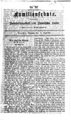 Familienschatz (Bayerischer Kurier) Sonntag 3. Dezember 1865