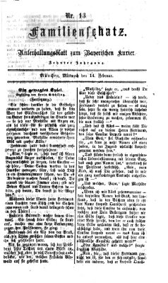 Familienschatz (Bayerischer Kurier) Mittwoch 14. Februar 1866