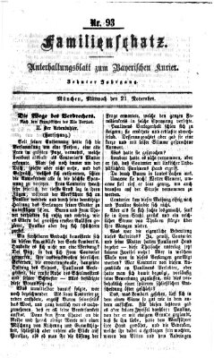 Familienschatz (Bayerischer Kurier) Mittwoch 21. November 1866