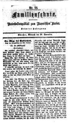 Familienschatz (Bayerischer Kurier) Mittwoch 28. November 1866
