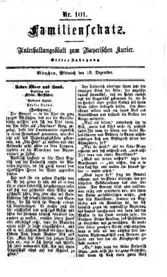 Familienschatz (Bayerischer Kurier) Mittwoch 18. Dezember 1867