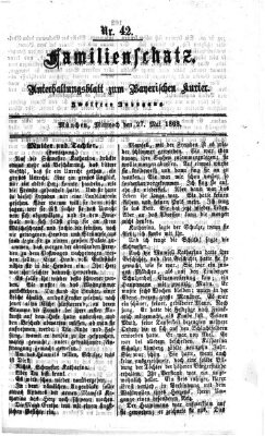 Familienschatz (Bayerischer Kurier) Mittwoch 27. Mai 1868