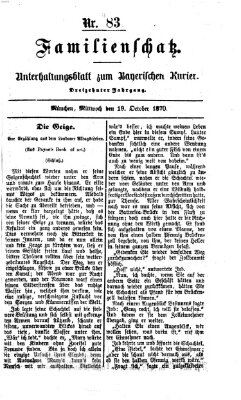 Familienschatz (Bayerischer Kurier) Mittwoch 19. Oktober 1870