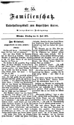 Familienschatz (Bayerischer Kurier) Dienstag 11. Juli 1871