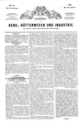 Der Berggeist Freitag 28. November 1862