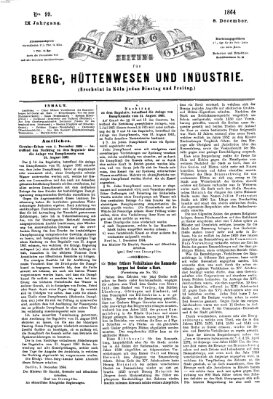 Der Berggeist Freitag 9. Dezember 1864