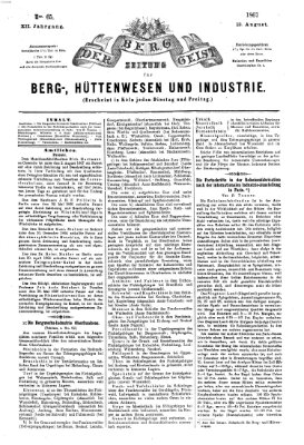 Der Berggeist Dienstag 13. August 1867