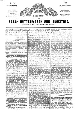 Der Berggeist Freitag 20. September 1867