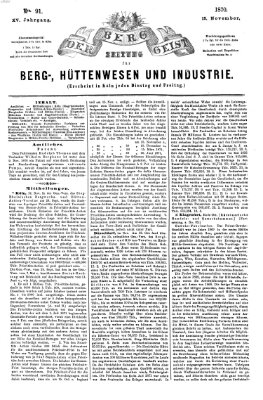 Der Berggeist Dienstag 15. November 1870
