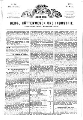 Der Berggeist Freitag 24. März 1871