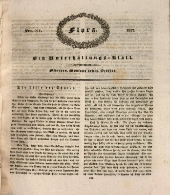 Flora (Baierische National-Zeitung) Montag 22. Oktober 1827