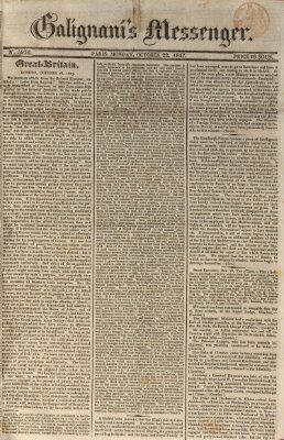 Galignani's messenger Montag 22. Oktober 1827