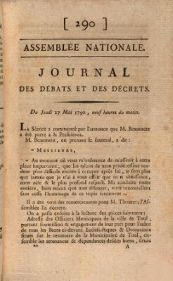 Journal des débats et des décrets Donnerstag 27. Mai 1790