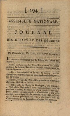 Journal des débats et des décrets Sonntag 30. Mai 1790