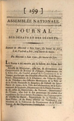 Journal des débats et des décrets Donnerstag 3. Juni 1790