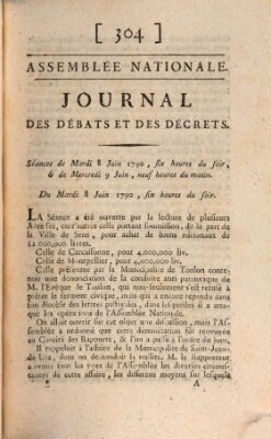Journal des débats et des décrets Mittwoch 9. Juni 1790