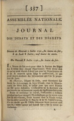 Journal des débats et des décrets Mittwoch 7. Juli 1790