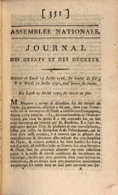 Journal des débats et des décrets Dienstag 20. Juli 1790