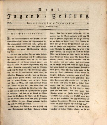 Neue Jugendzeitung (Bildungsblätter oder Zeitung für die Jugend) Donnerstag 9. Januar 1812