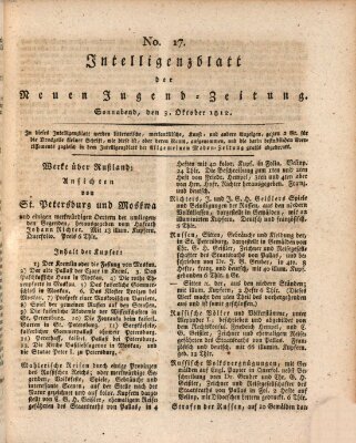 Neue Jugendzeitung (Bildungsblätter oder Zeitung für die Jugend) Samstag 3. Oktober 1812