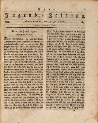 Neue Jugendzeitung (Bildungsblätter oder Zeitung für die Jugend) Samstag 19. Juli 1817