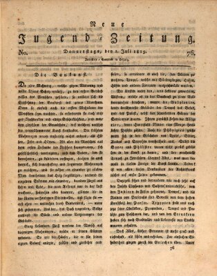 Neue Jugendzeitung (Bildungsblätter oder Zeitung für die Jugend) Donnerstag 1. Juli 1819